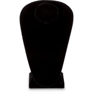 Black Velvet Necklace Bust