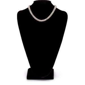Black Velvet Tall Necklace Bust
