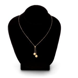 Black Velvet Necklace Bust