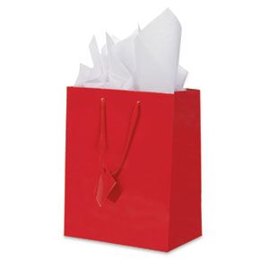Red Gloss Standard Shopping Tote