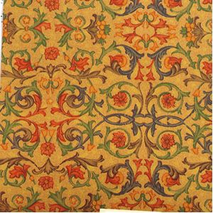 Gold Florentine Gift Wrap - 7 3/8