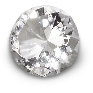 60mm Round Diamond Cut Crystal