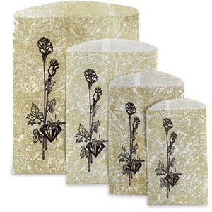 Gold Metallic Printed Merchandise Bags
