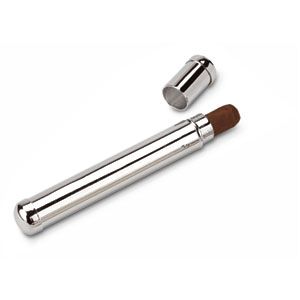 Silver-Plated Single Cigar Holder