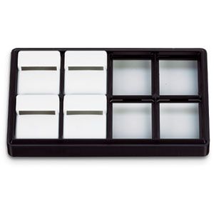 8 Pad Carefree Stackable Tray- Black