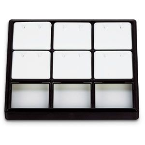 9 Pad Carefree Stackable Tray- Black