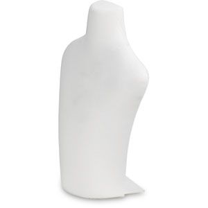 White Leatherette Neckforms