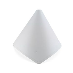 Medium White Leatherette Earring & Necklace Displays  