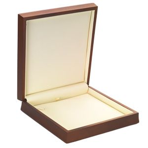 Amber Wood Necklace Box
