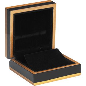 Elegant Wood Collection Large Pendant/Earring Box