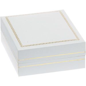 Classic White Pendant or Earring Box