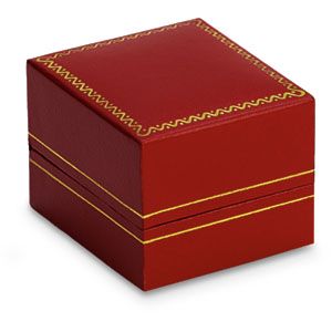 Classic Red Single Ring Box