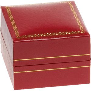 Classic Red Stud Earring Box