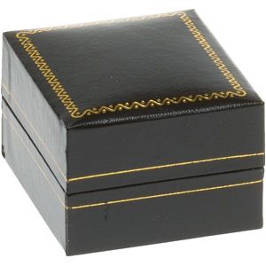 Classic Black Stud Earring Box