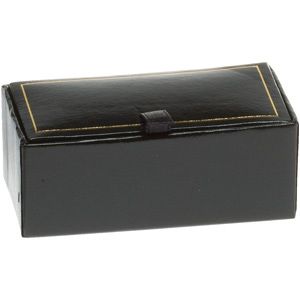 Classic Black Cuff Link Box