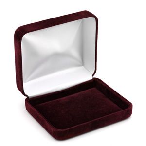 Soft-Suede Claret Utility Box