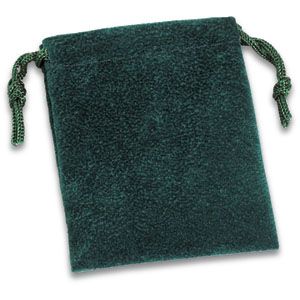 Pine Soft Suede Pouch