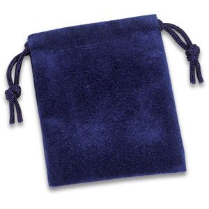 Sapphire Soft Suede Pouch