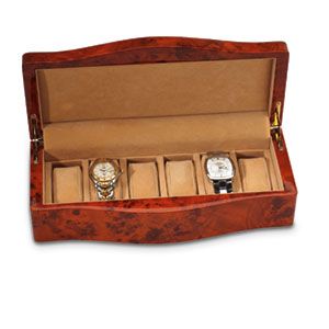 Burlwood Watch Case