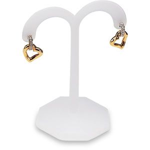 Clear Frost Small Earring Tree Translucent Display