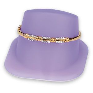 Purple Frost Bracelet Translucent Display