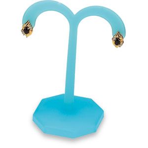 Blue Frost Small Earring Tree Translucent Display