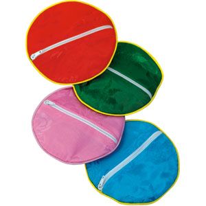 Round Embroidered Jewelry Pouches