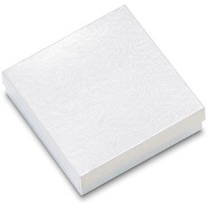 White Swirl Cotton Filled Boxes #32