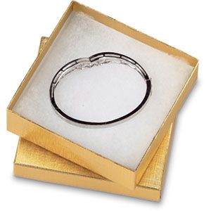 Gold Linen Cotton Filled Boxes #33