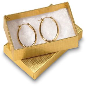 Gold Linen Cotton Filled Boxes #21