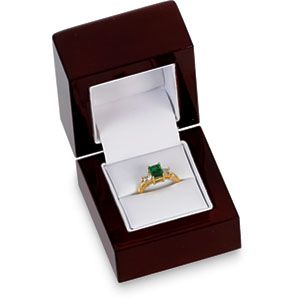 Cherrywood Collection Single Ring Box