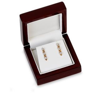 Cherrywood Collection Earring or Pendant Box