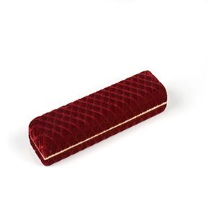 Quilted Velvet Red Layout Bracelet Box