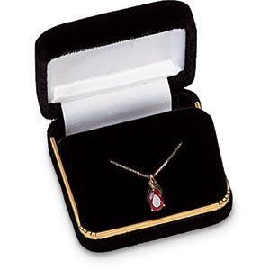 Silver Cloud Velvet Pendant or Earring Box