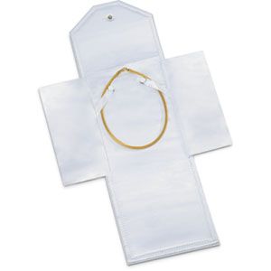 White/White Leatherette Pearl Folder