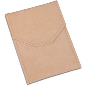 Ivory Soft-Suede Pearl or Necklace Folder