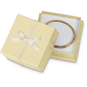 Beige Utility No-Wrap Gift Box