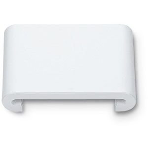 White Leatherette Platform Base 