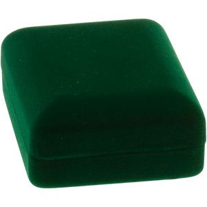 Hunter Green Veltex Pendant Box