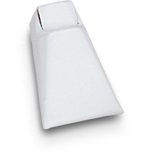 White Leatherette Ring Clip