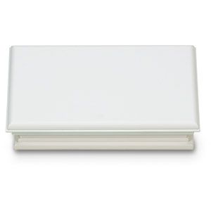 White Leatherette Showcase Platform