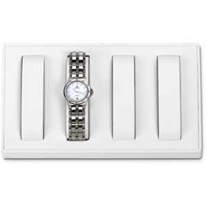 White 4 Slot Universal Watch Tray