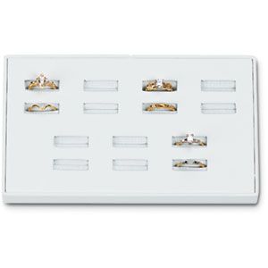 White 7 Pair Bridal Set Tray