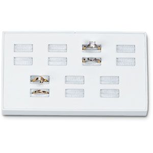 White 7 Pair Duo Set Tray