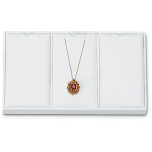 White 3 Slot Pendant Tray