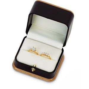 Handcrafted Double Ring Box
