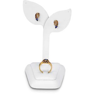 2 Pair Leaf Post with Ring Clip