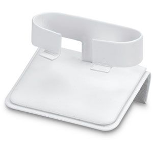 White Leatherette Horzontal Watch Collar