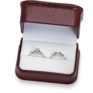 Kingsley Collection Double Ring Box