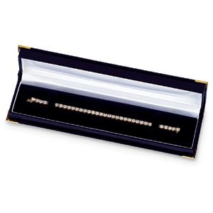 Blue Lizard Grain Layout Bracelet Box